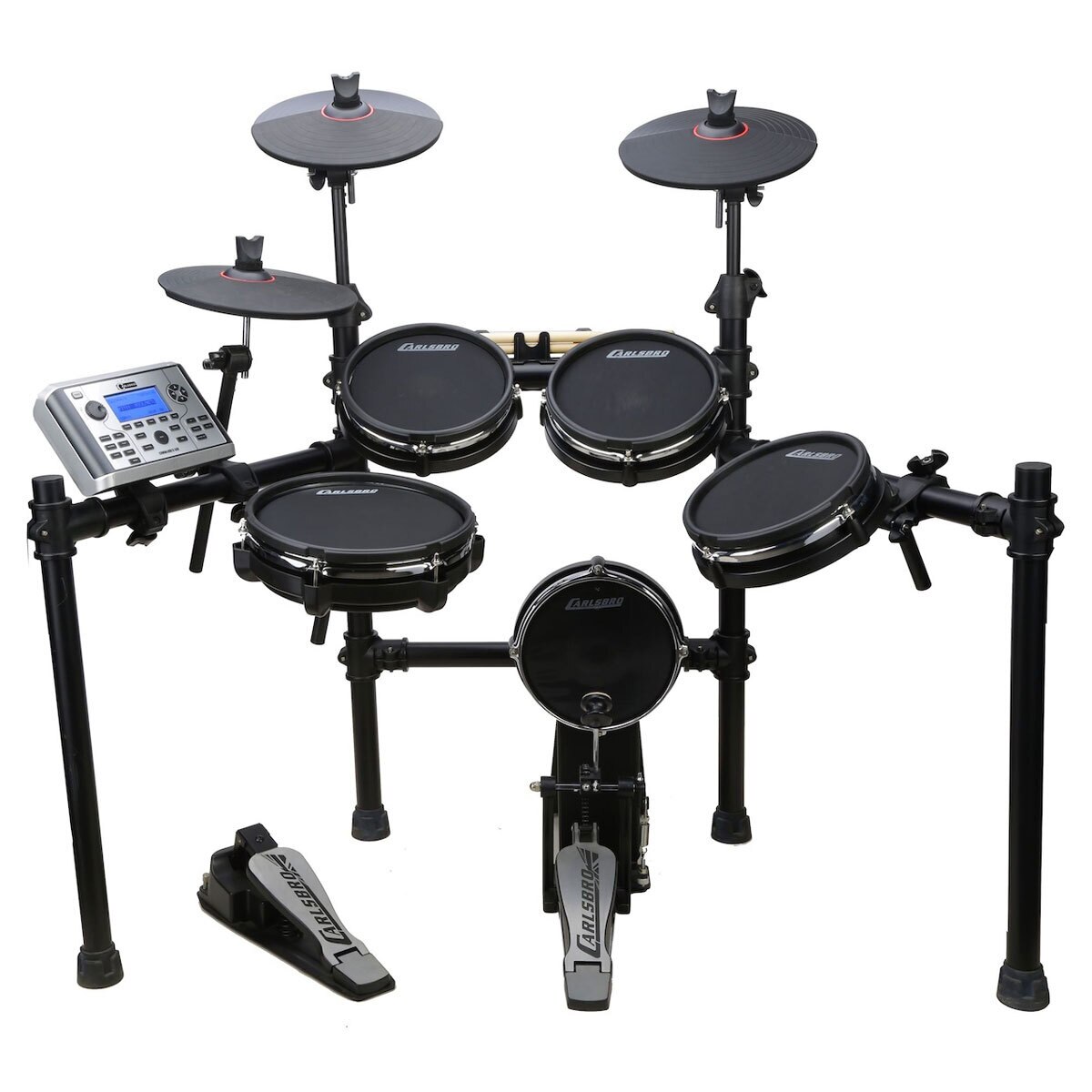 Carlsbro CSD400 8Piece Electronic Mesh Drum Kit with Headphones, Stool and Sticks Costco UK