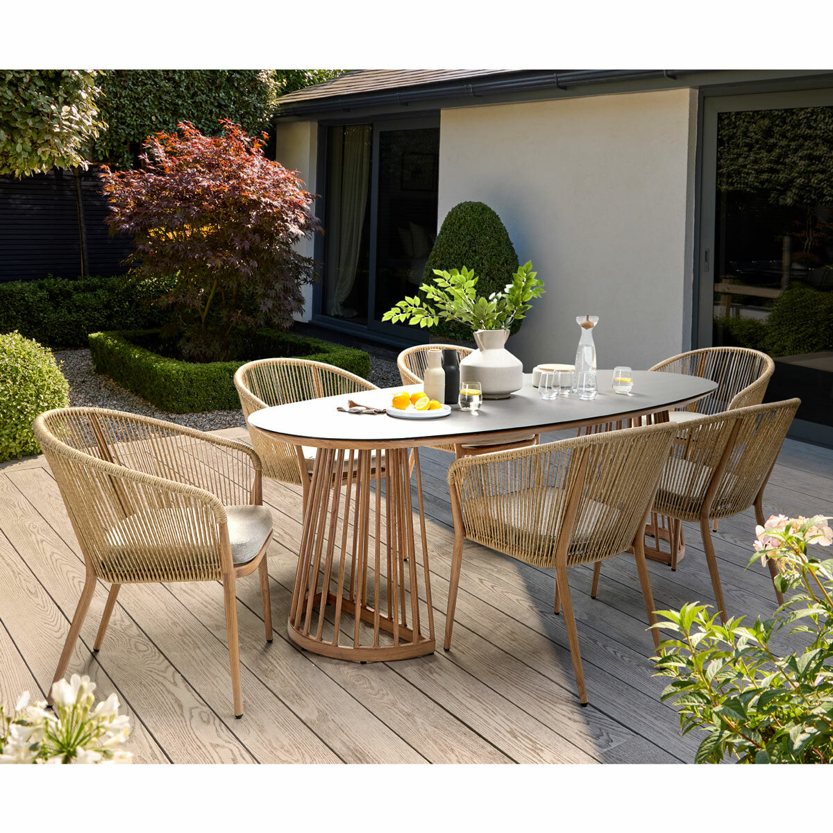 Kettler Messina 7 Piece Rope Dining Set