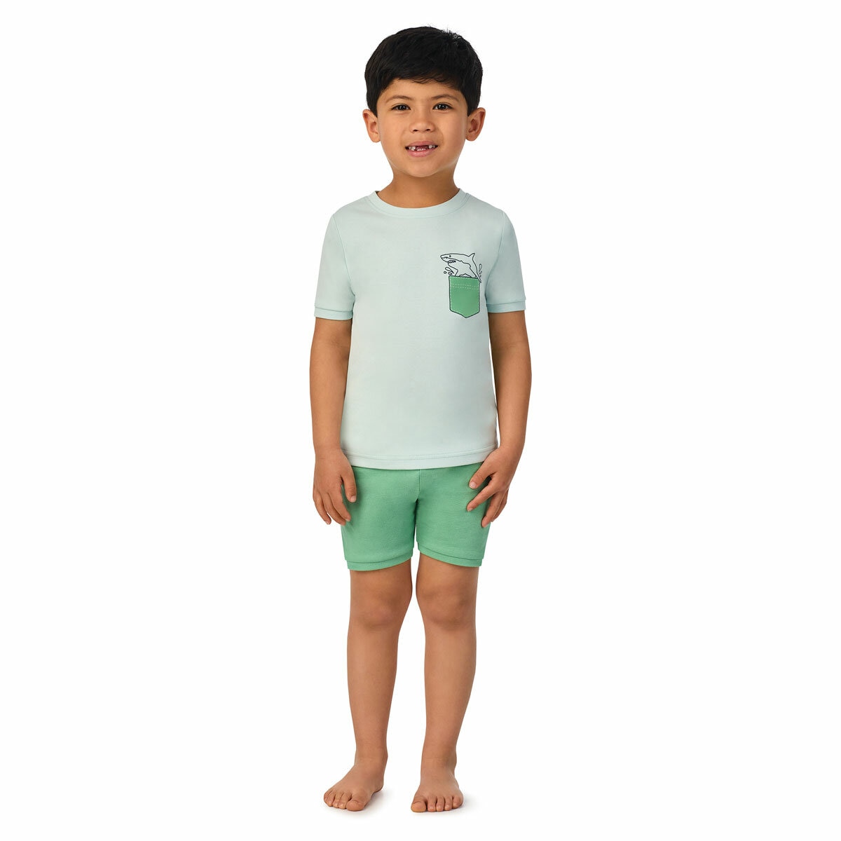 Kirkland Signature Kids Pyjama 4 Piece Set in Sharks, 5 Years