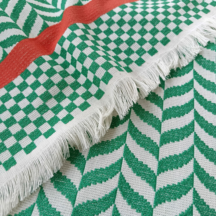 Made in Portugal 100% Cotton Green Beach Towel Made in Portugal 100% Cotton Green Beach Towel