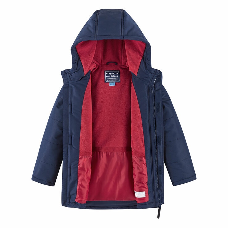 Andy & Evan Boys Back to School/Weekend Parka in Navy