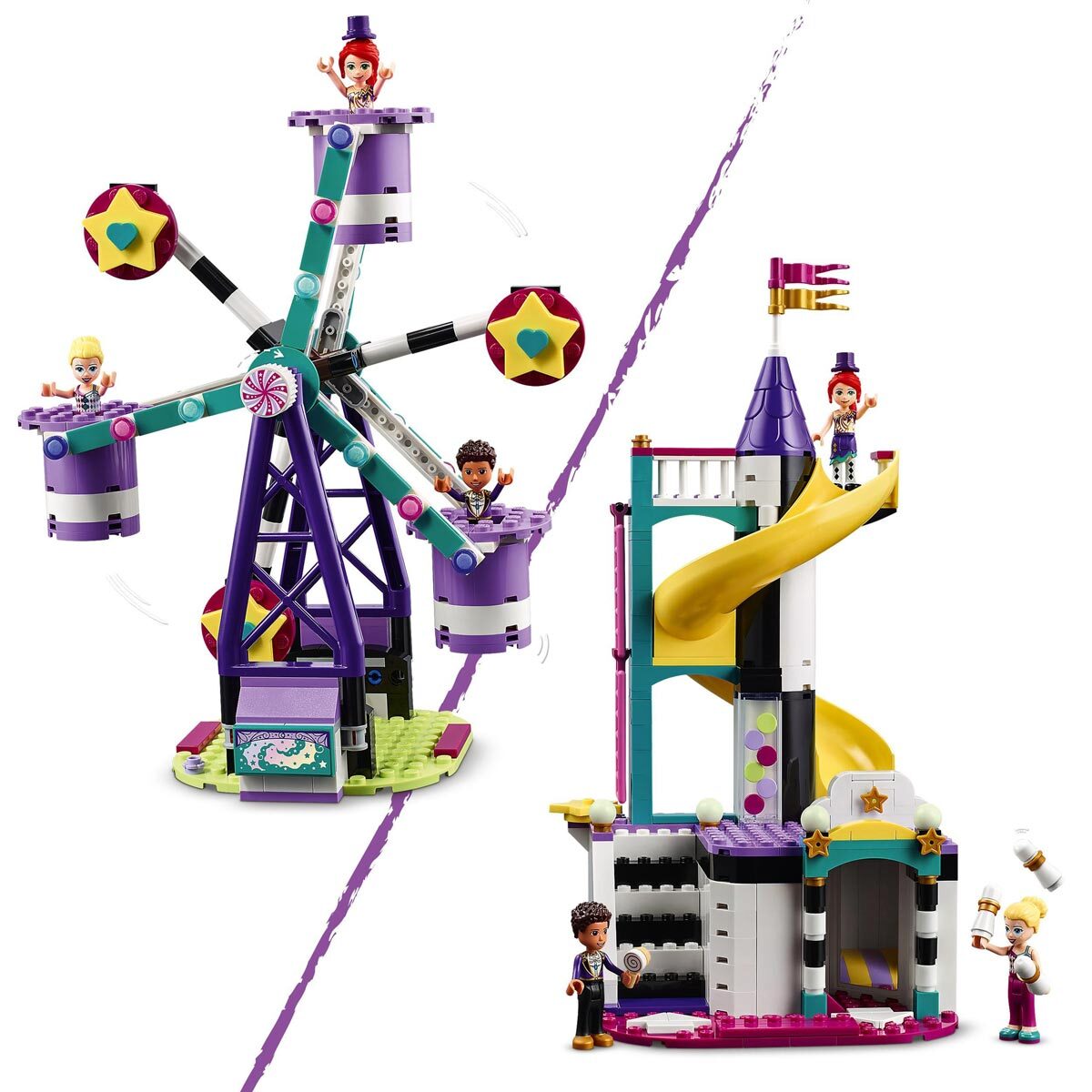 Buy LEGO Friends Magical Ferris Wheel & Slide Close up Image at costco.co.uk