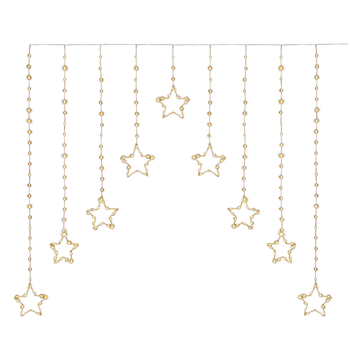 1.2x1.2m Flexibright Star V Curtain with 258 Warm White LEDs