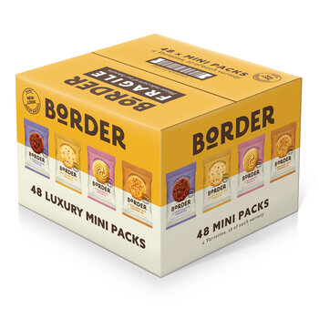  Border Luxury Mini Biscuit Assortment, Pack of 48