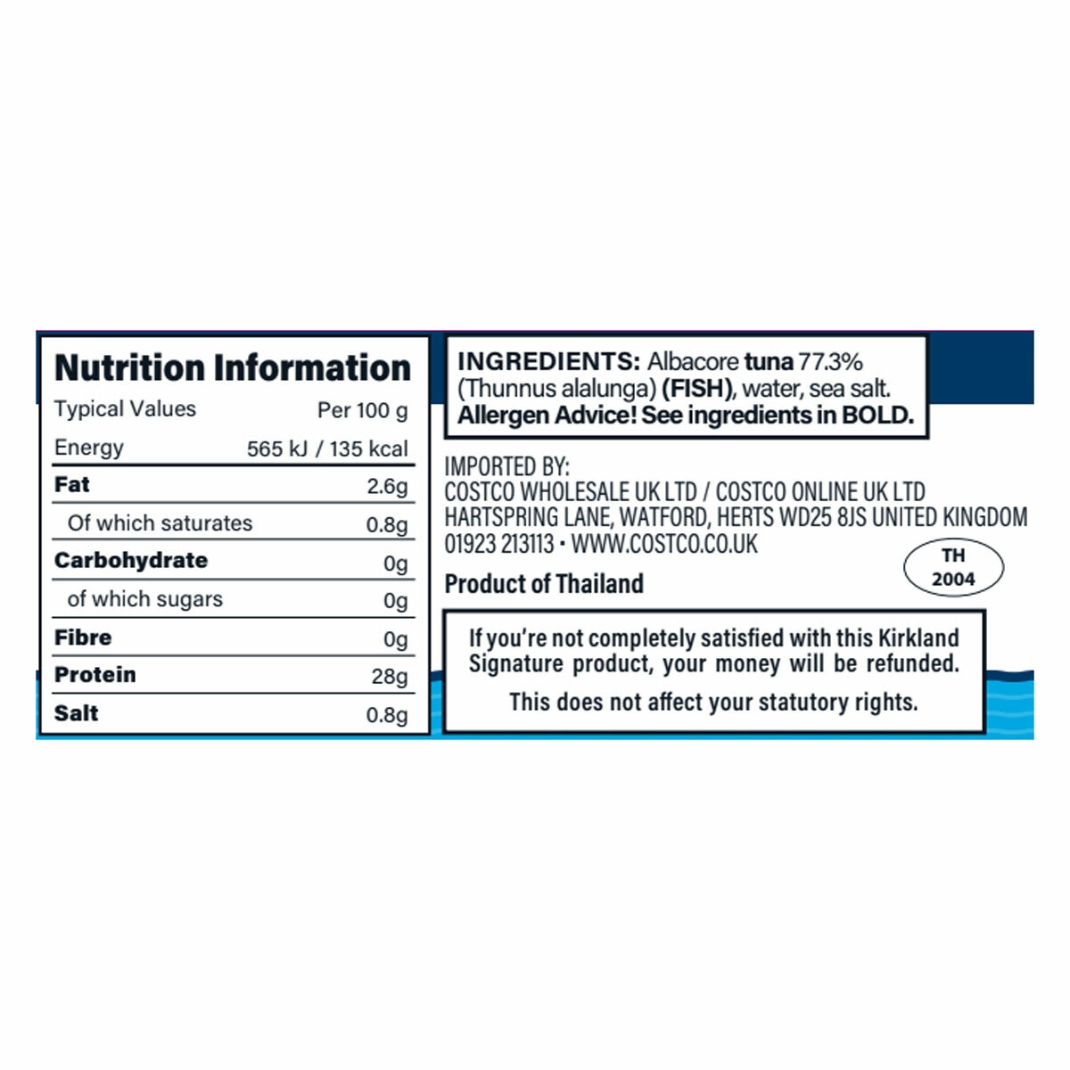 Nutritional and Ingredients Information