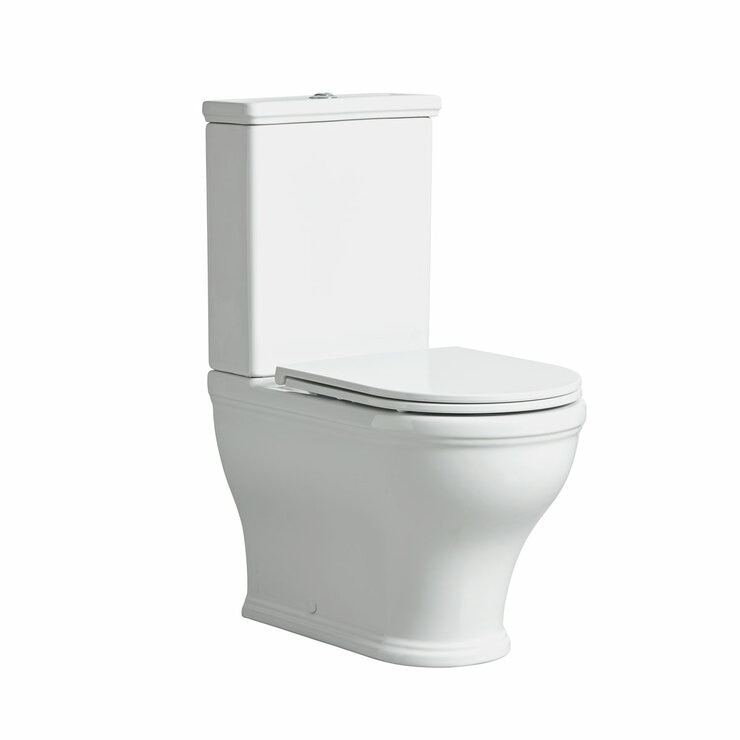 Tavistock Ashby Closed Back Toilet With Cistern And Seat