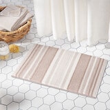 Nubby Bath Mat in Beige, 55 x 91 cm