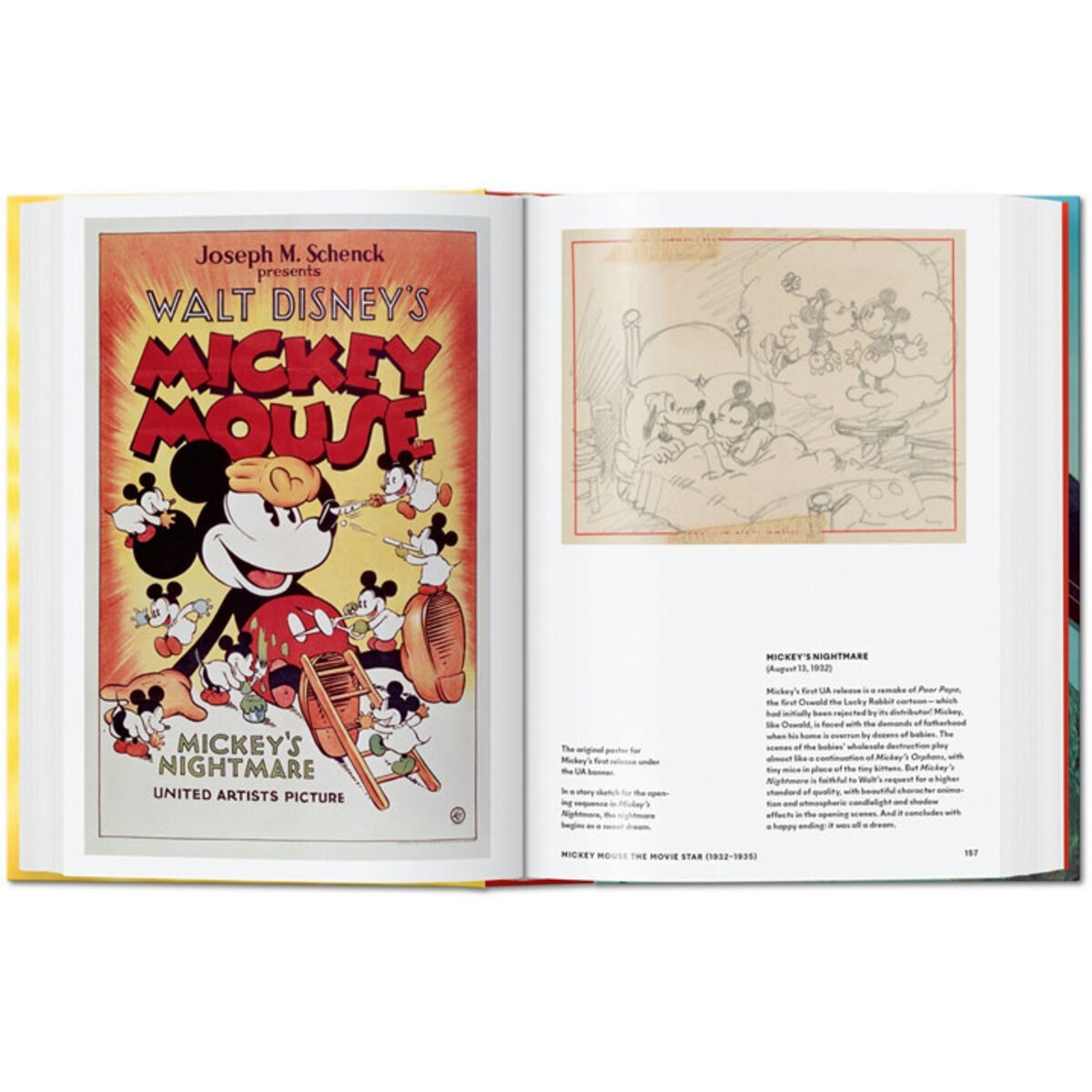 Mickey Mouse page spread