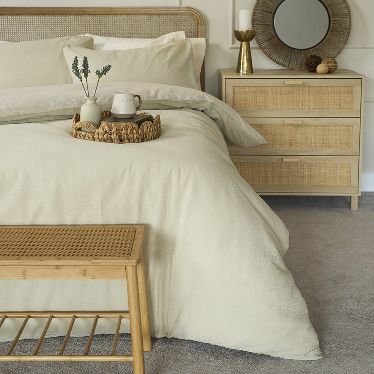 Belledorm Avantika Natural Cotton Bedding Set in 4 Sizes