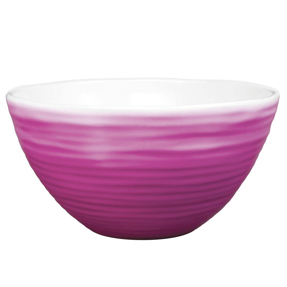 Pandex Ombre Melamine 4 Piece Bowl Set with Lids in Pink and Orange
