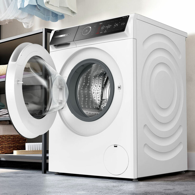 Bosch WGB264A1GB Series 8, 11kg Washing Machine, A Rated in White