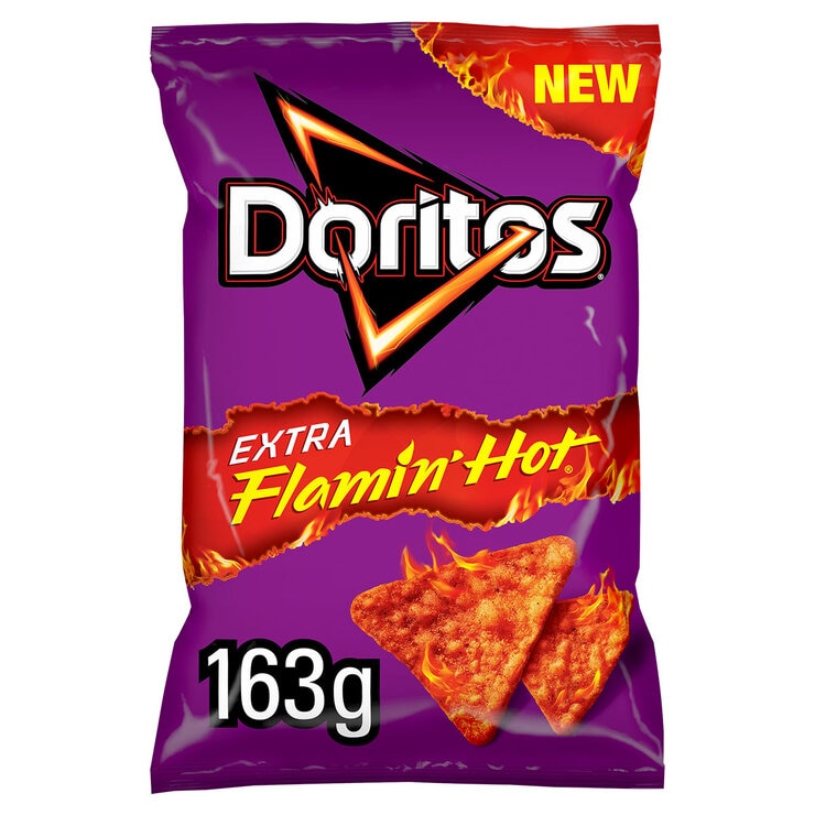 Doritos Extra Flamin' Hot, 163g