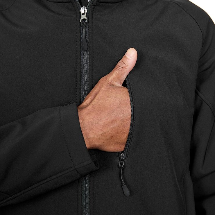 Kirkland Signature Men's Softshell Jacket in Black Kirkland Signature Men's Softshell Jacket in Black