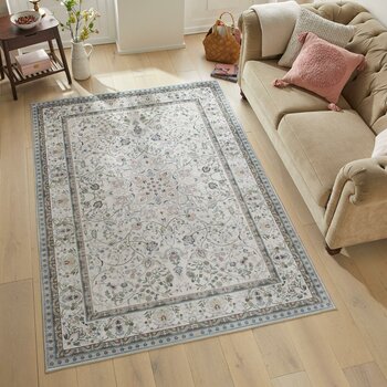 Concept Looms Liberty Pastel Washable Rug, in 3 Sizes
