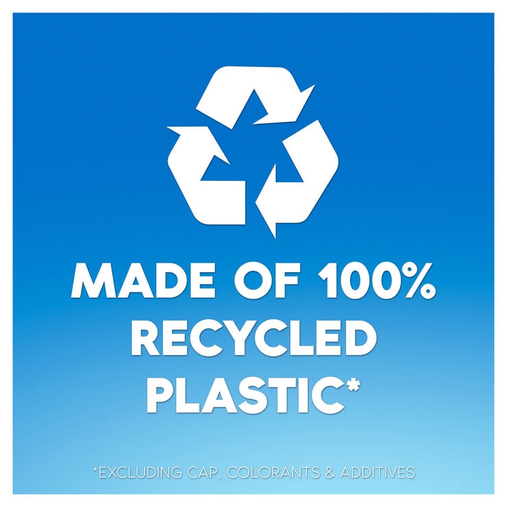 Made of 100% recycled plastic
