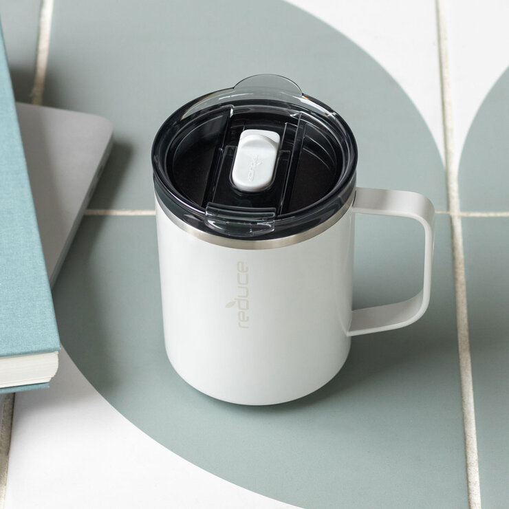 Lifestyle white mug