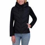 DKNY Women's Mixed Media Jacket