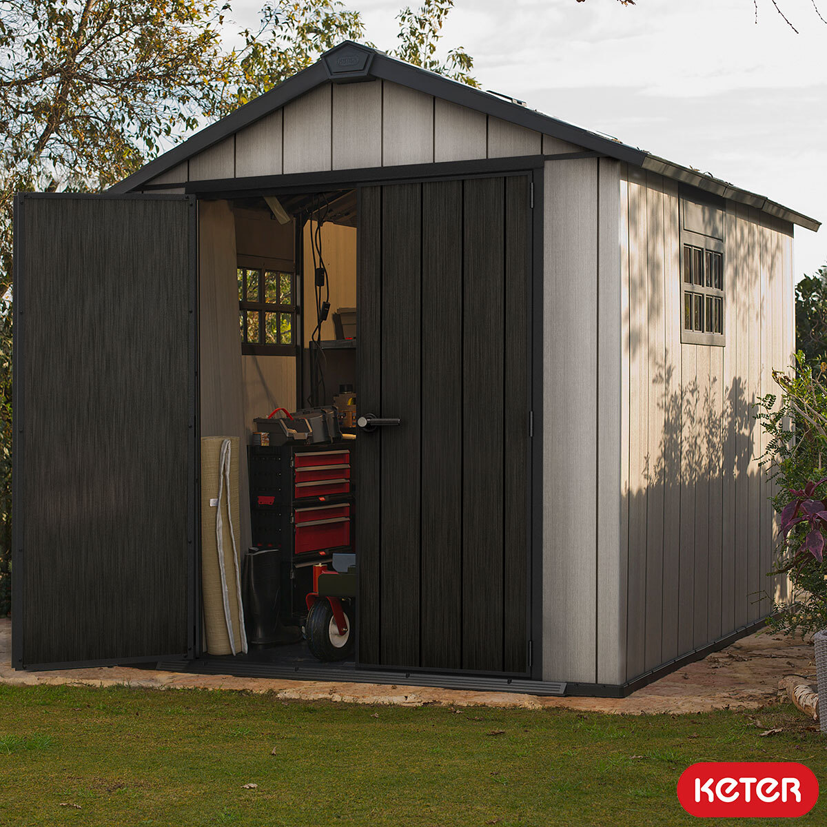Keter Oakland 7ft 6" x 11ft (2.3 x 3.4m) Shed