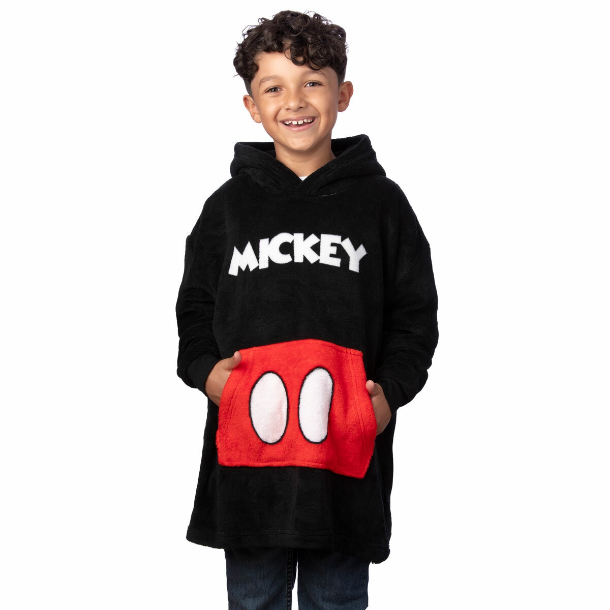 Character Kid's Oversized Hoodie in Mickey Mouse Character Kid's Oversized Hoodie in Mickey Mouse