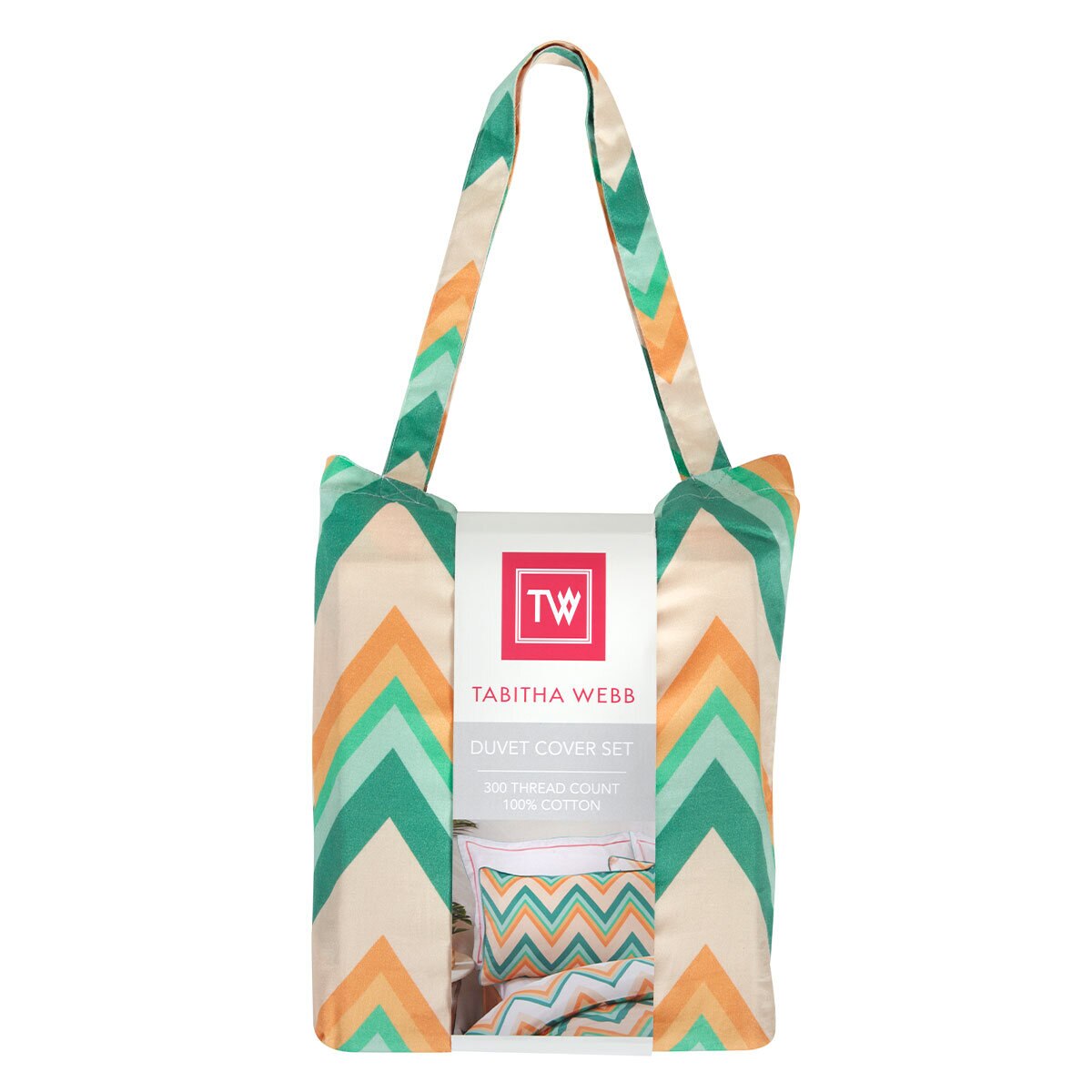 Tabitha Webb Chevron Cotton 3 Piece Bed 