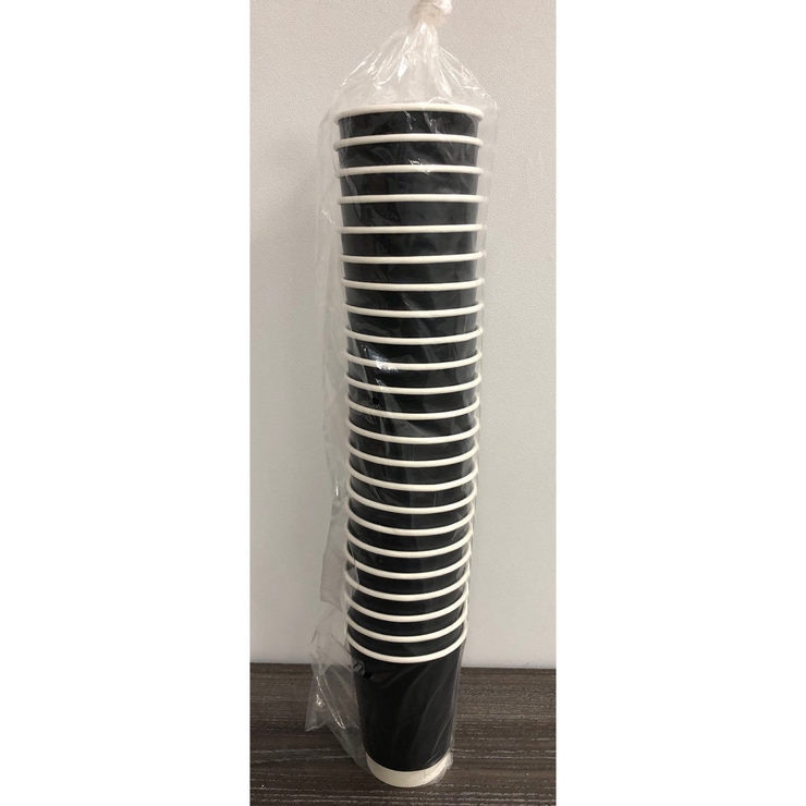 12oz Double Wall Black Hot Cups, 500 Pack Costco UK