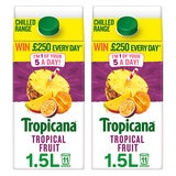 Tropicana Tropical Fruit Juice, 2 x 1.5L