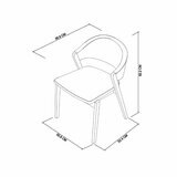 Bentley Designs Camden Peppercorn Rust Velvet Dining Chair, 2 Pack