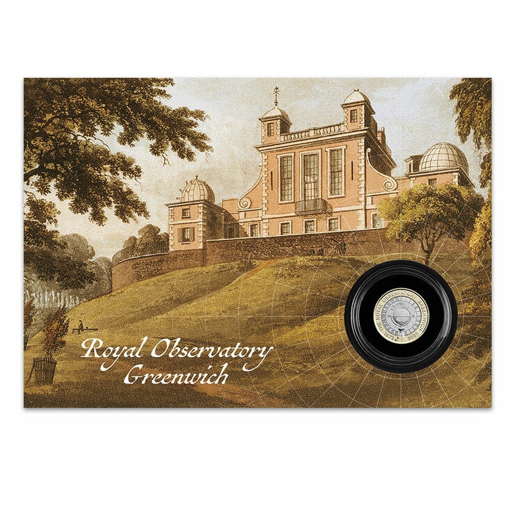 Royal Observatory £2 BU Coin & Stamps Cover from Royal Mail® & The Royal Mint