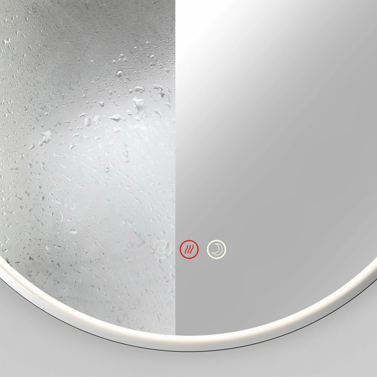 Artika Royce Oval LED Chrome Mirror with Demister Artika Royce Oval LED Chrome Mirror with Demister