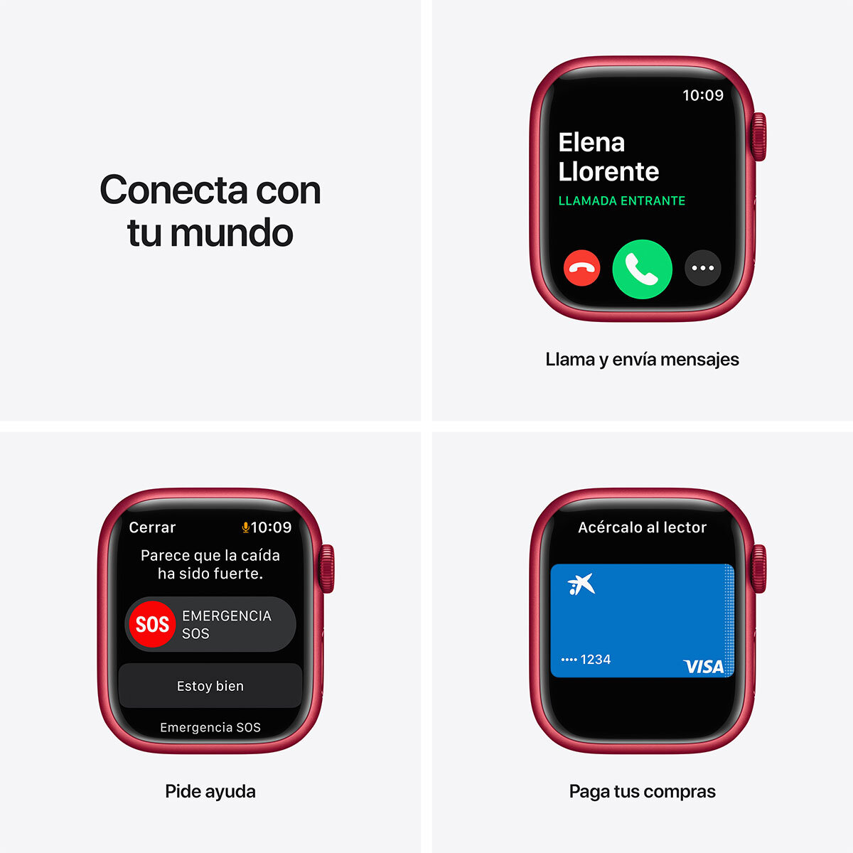Buy Apple Watch Series 7 GPS, 41mm (PRODUCT)RED Aluminium Case with (PRODUCT)RED Sport Band, MKN23B/A at costco.co.uk