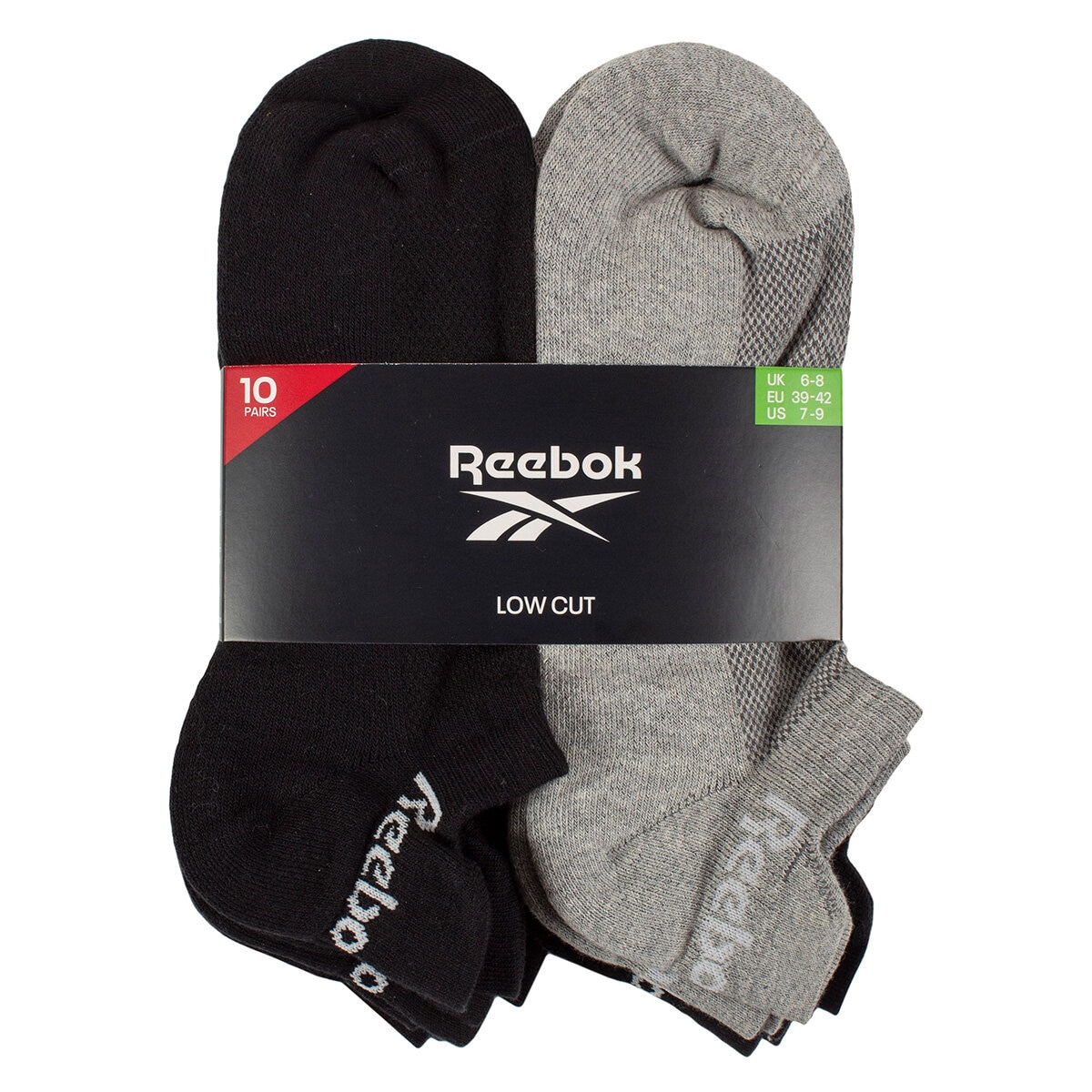 Reebok Men's Trainer Sock 10 Pack