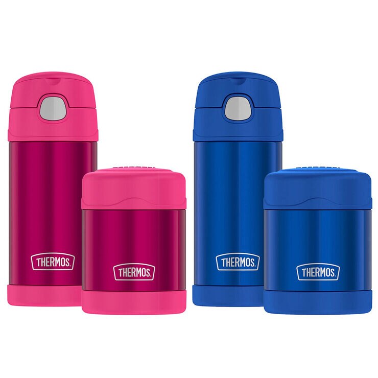 Thermos FUNtainer Food Flask and Water Bottle in 2 Colours Costco UK