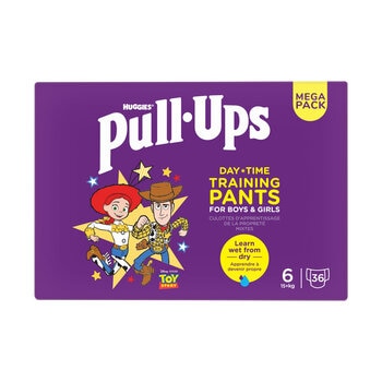 Huggies Pull Ups Day Time Unisex, Size 6, 36 Pack