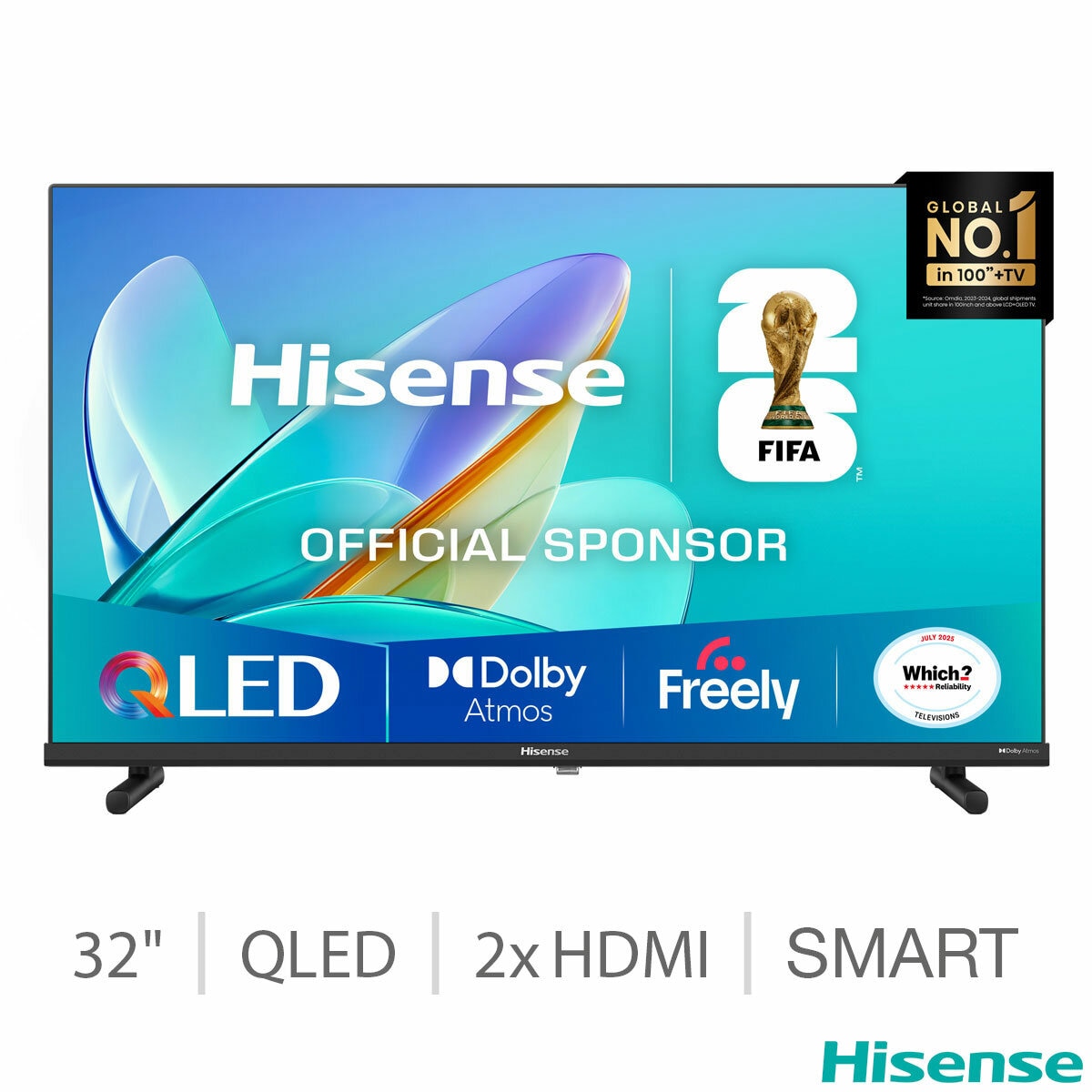 Hisense 32E5QTUK 32 Inch QLED Smart TV
