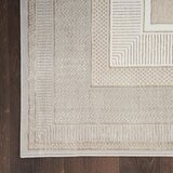 Glitz Ivory Border Runner, 69 x 229 cm