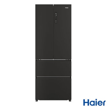 Haier Series 5 HFR5719ENPB, Multidoor Fridge Freezer, E Rated in Black