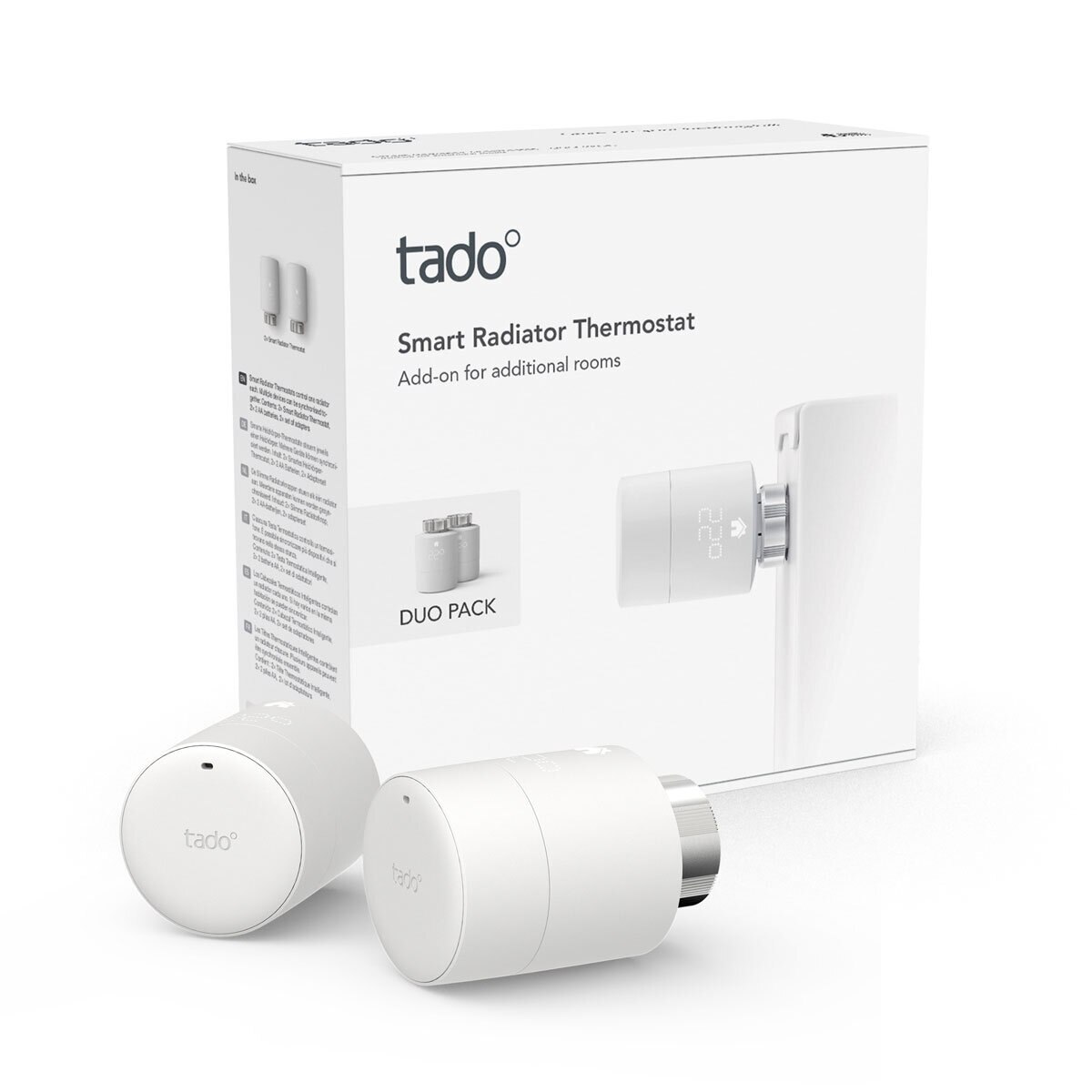 tado° Add-On Smart Radiator Thermostats, 2 Pack | Costco UK