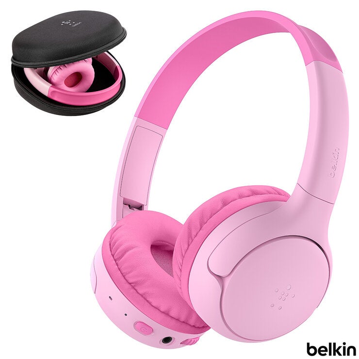 Buy Belkin Soundform Mini 2 Wireless Kids Headphones with Travel Case in Pink at Costco.co.uk Buy Belkin Soundform Mini 2 Wireless Kids Headphones with Travel Case in Pink at Costco.co.uk