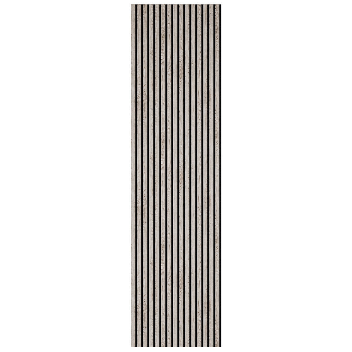 Ash Decorative Slatted Wood Wall Panel 17mm x 3 m x 0.6 m (2 panels per pack)