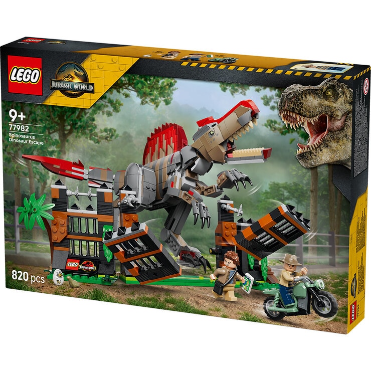 LEGO Jurassic World Spinosaurus Dinosaur Escape - Model 77982 (9+ Years) LEGO Jurassic World Spinosaurus Dinosaur Escape - Model 77982 (9+ Years)