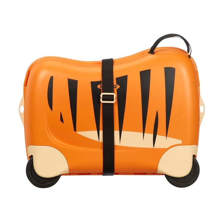 American Tourister Funrider Ride On Hardside Case in Tiger Design (3-6 Years) American Tourister Funrider Ride On Hardside Case in Tiger Design (3-6 Years)