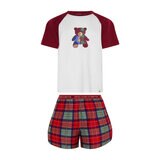 United Colors of Benetton Youth Pyjama 4 Piece Set in Pink