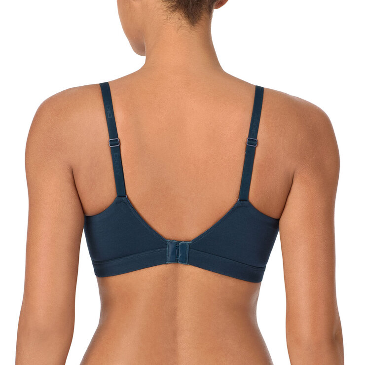 DKNY Women's Modal Wireless Bra 2 Pack in Navy