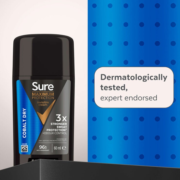 Sure Mens Maximum Protection Anti Perspirant, 3 x 60ml Sure Mens Maximum Protection Anti Perspirant, 3 x 60ml