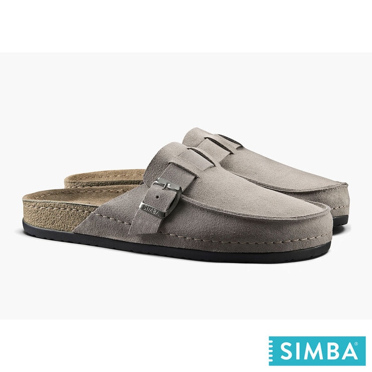 Simba Men's Rok Slipper in Grey Simba Men's Rok Slipper in Grey