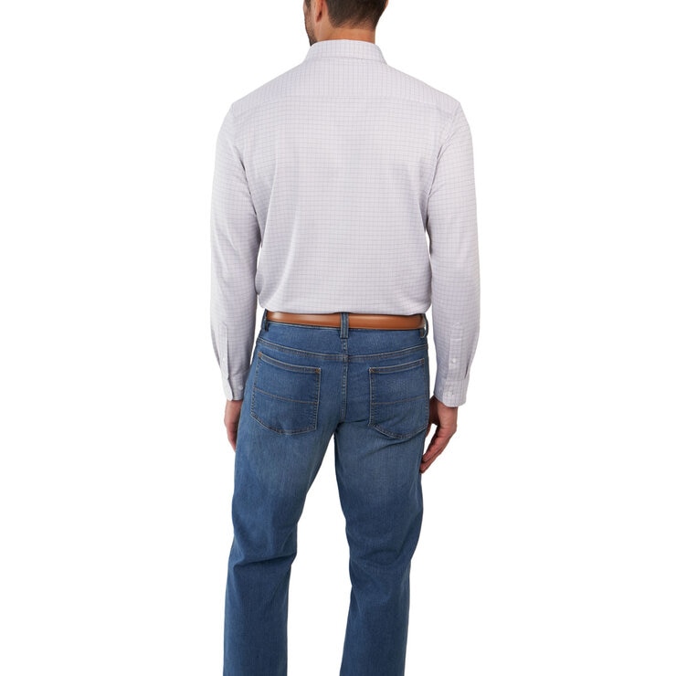 Kirkland Signature Men's Knit Dress Shirt