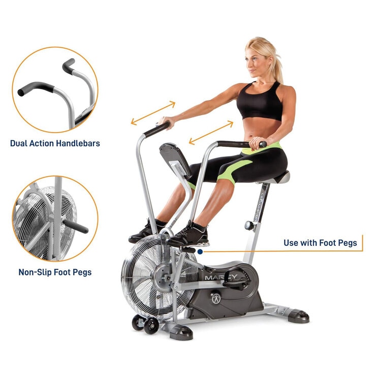 Marcy AIR-1 Deluxe Dual Action Fan Bike