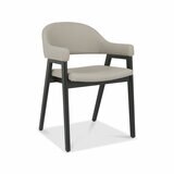 Bentley Designs Camden Peppercorn Grey Leather Armchair, 2 Pack