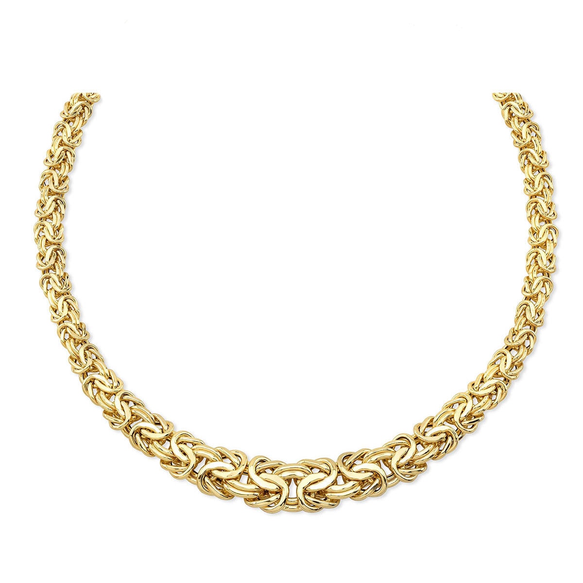 18ct Yellow Gold Bizantina Necklace