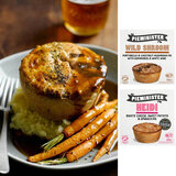 Pieminister Vegetarian Society Approved Pie Selection, 12 x 270g (Serves 12 people)
